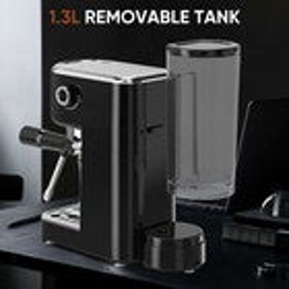 20 Bar Professional Espresso Coffee Machine with Milk Frother - Picture 7 of 7